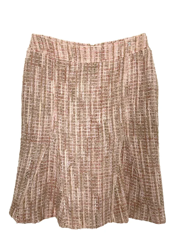 CHANEL wool sweaters for women -CHANEL 99C Tweed Skirt Size M