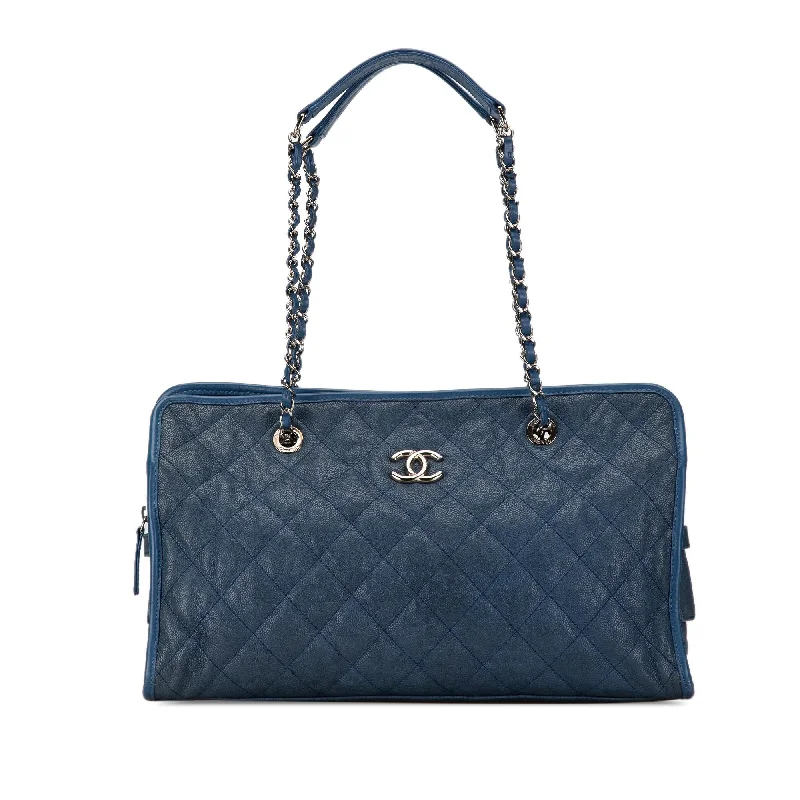 CHANEL bags with interchangeable straps -Chanel Caviar French Riviera Tote (SHG-HBpQo6)