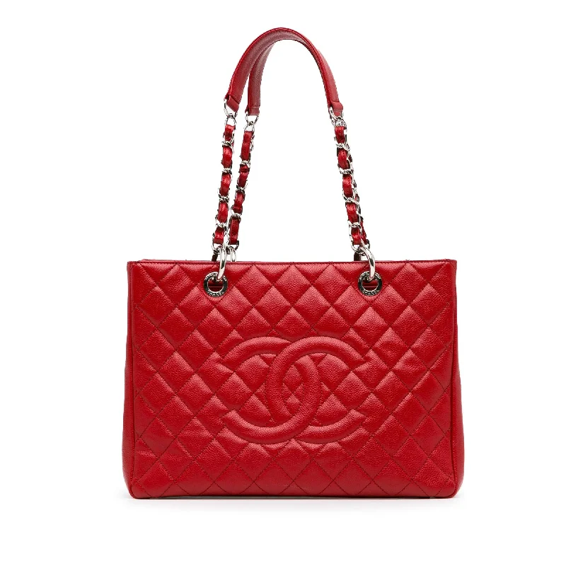 CHANEL luxury bags with elegant design -Chanel Caviar Grand Shopping Tote (SHG-3eQltj)