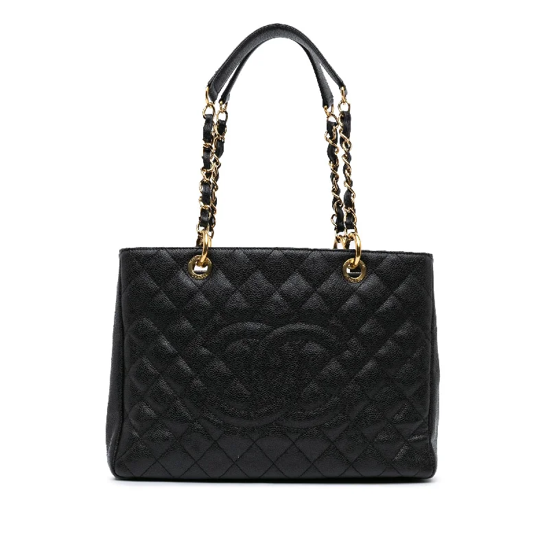 Buy CHANEL bags with original design -Chanel Caviar Grand Shopping Tote (SHG-abR3gO)