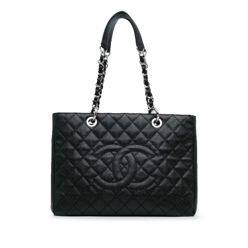 CHANEL bag with adjustable strap -Chanel Caviar Grand Shopping Tote (SHG-aiJkXx)