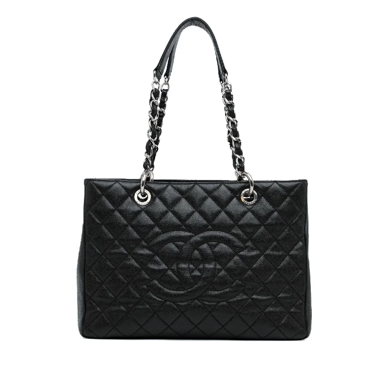 CHANEL bags with exclusive designs -Chanel Caviar Grand Shopping Tote (SHG-UFHgzj)