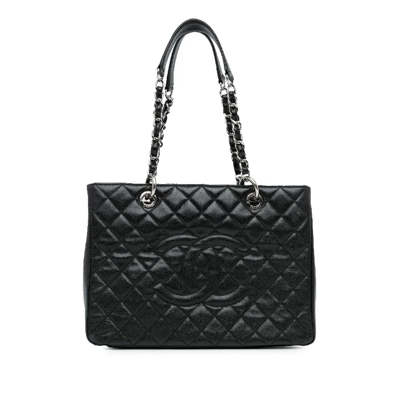 CHANEL large flap bag -Chanel Caviar Grand Shopping Tote (SHG-UJa5nr)