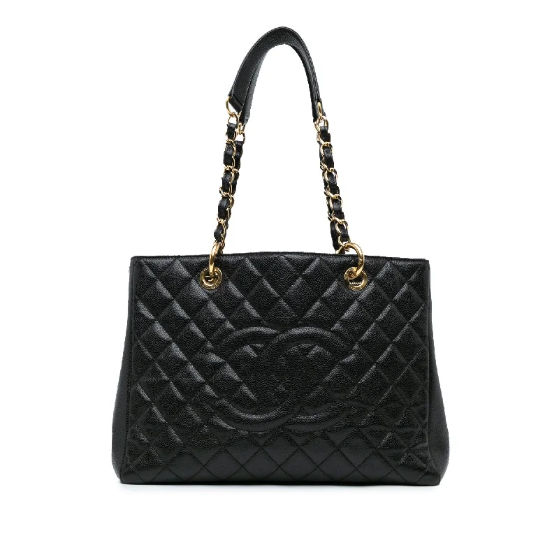 CHANEL bags with unique designs -Chanel Caviar Grand Shopping Tote (SHG-V4QFSE)