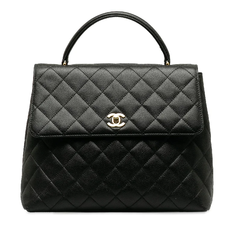 New luxury CHANEL bags for 2025 -Chanel Caviar Kelly Top Handle Handbag (SHG-RFopJM)