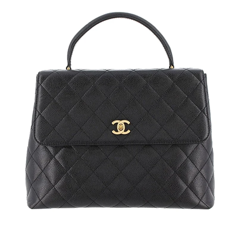 Buy CHANEL bags with original design -Chanel Caviar Kelly Top Handle (SHG-CmvHAK)