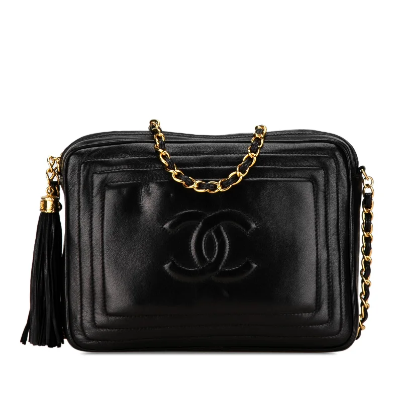 Chic CHANEL handbags for everyday use -Chanel CC Lambskin Tassel Crossbody (SHG-gl9A7s)