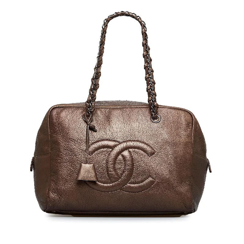 Elegant CHANEL bags for elegant women -Chanel CC Luxe Ligne Handbag (SHG-oHc14K)