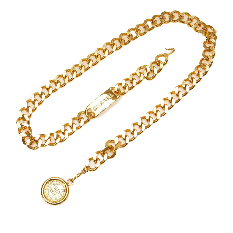 Chanel CC Medallion Chain-Link Belt - 33 / 83.00 (SHG-L9TfyP)