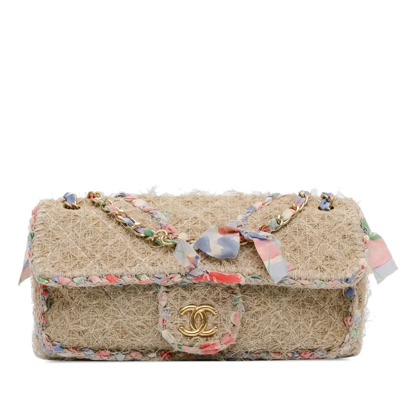 Chanel CC Straw Country Flap (SHG-LDVjxm)