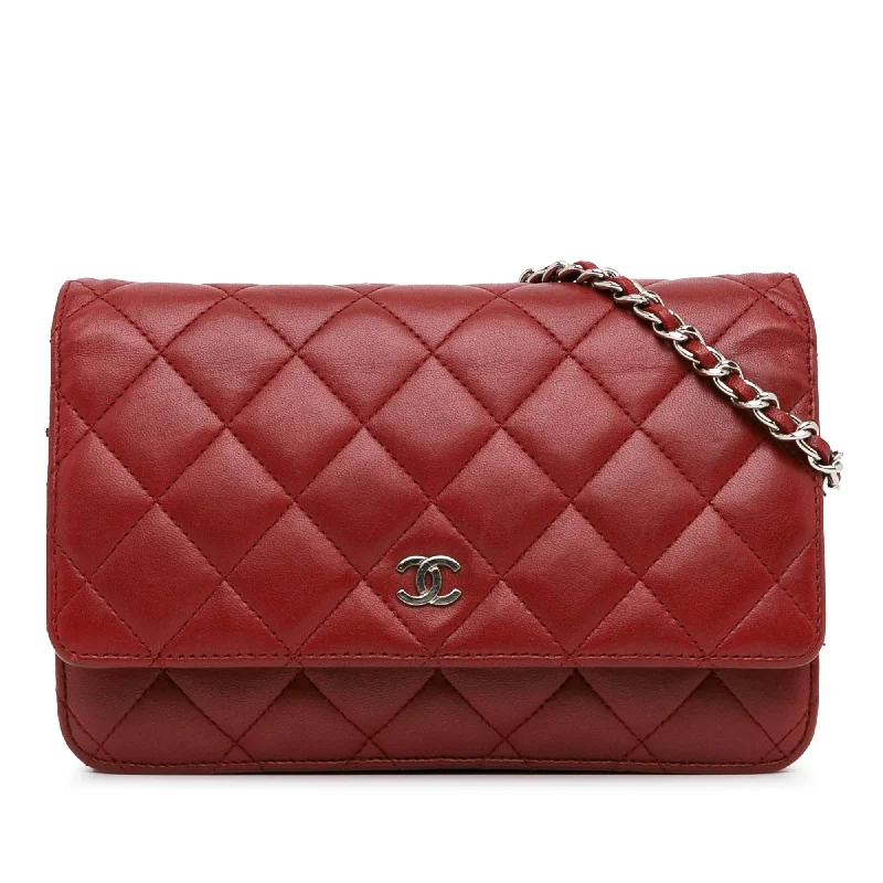 Buy CHANEL handbags online -Chanel Classic Lambskin Wallet on Chain (SHG-QiIFM3)