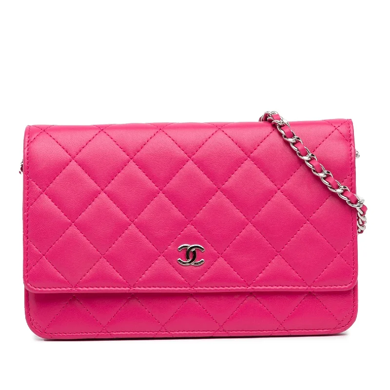 CHANEL 2025 collection bags -Chanel Classic Lambskin Wallet on Chain (SHG-rgu6gY)