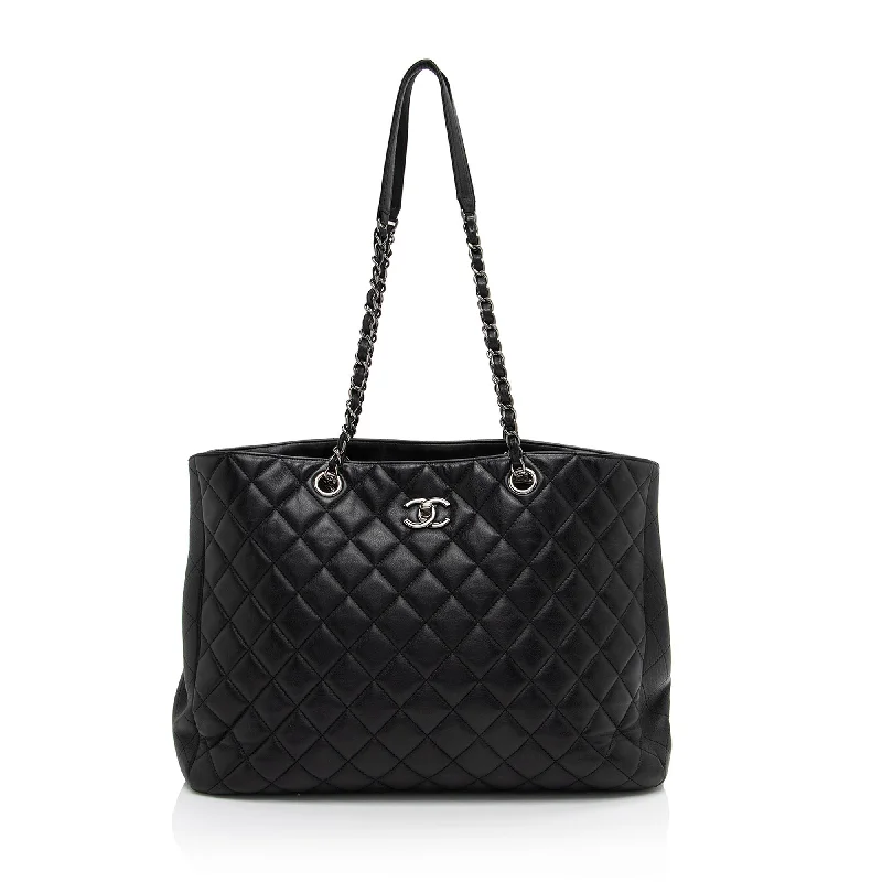 Buy CHANEL handbags online -Chanel Grained Calfskin CC Large Shopping Tote (SHF-eEf2Jo)