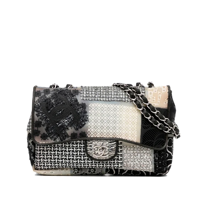 Chanel Jumbo CC Patchwork Classic Flap (SHG-IhKtwL)