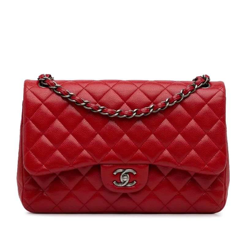 Buy CHANEL bags for luxury collection -Chanel Jumbo Classic Caviar Double Flap (SHG-rzSVwh)