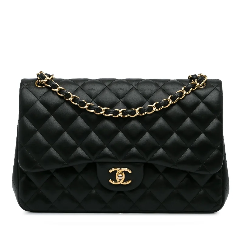 Buy CHANEL bags in exclusive designs -Chanel Jumbo Classic Lambskin Double Flap (SHG-j2TOdY)