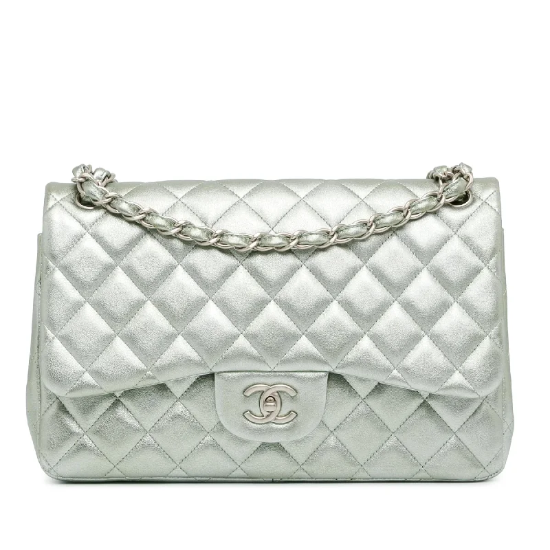 Buy CHANEL bags with unique stitching -Chanel Jumbo Classic Lambskin Double Flap (SHG-j5p84x)