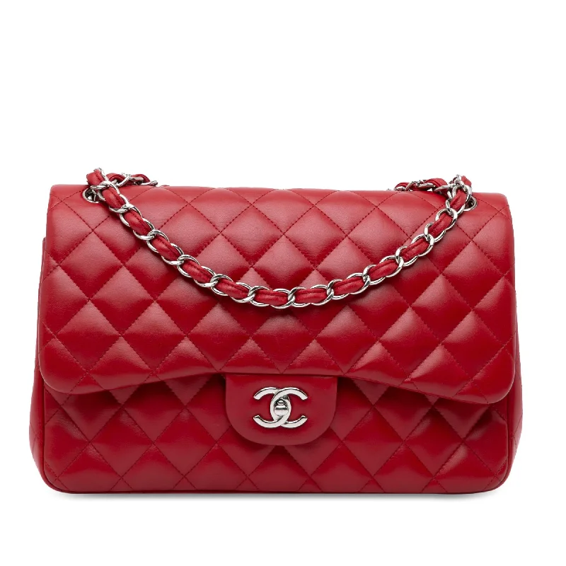 CHANEL bags for fashion-forward women -Chanel Jumbo Classic Lambskin Double Flap (SHG-TnikLT)