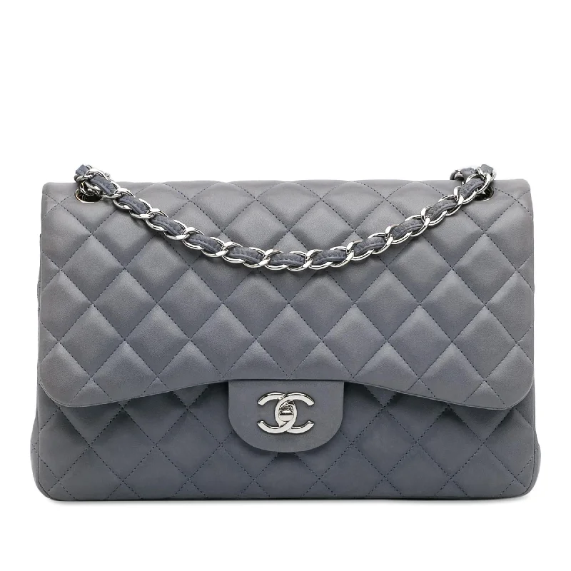 Buy CHANEL bags with premium leather -Chanel Jumbo Classic Lambskin Double Flap (SHG-YF7bft)