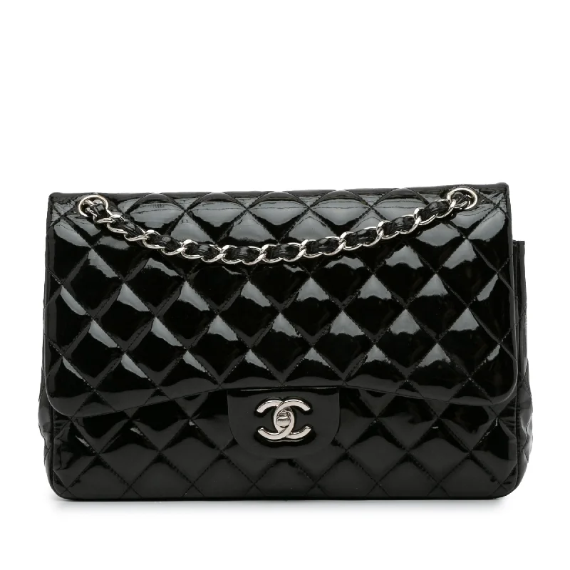 CHANEL luxury bags with elegant design -Chanel Jumbo Classic Patent Double Flap (SHG-67ErRs)