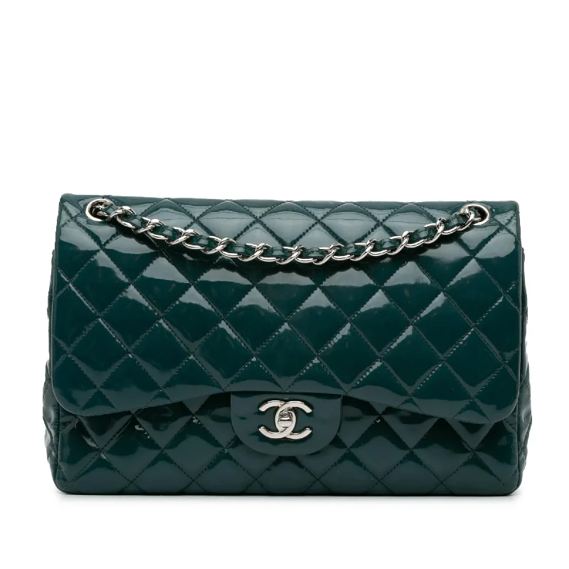 Luxury CHANEL bags for women -Chanel Jumbo Classic Patent Double Flap (SHG-A8oS33)