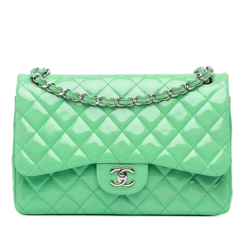 Buy CHANEL bags in exclusive colors -Chanel Jumbo Classic Patent Double Flap (SHG-vCasJx)