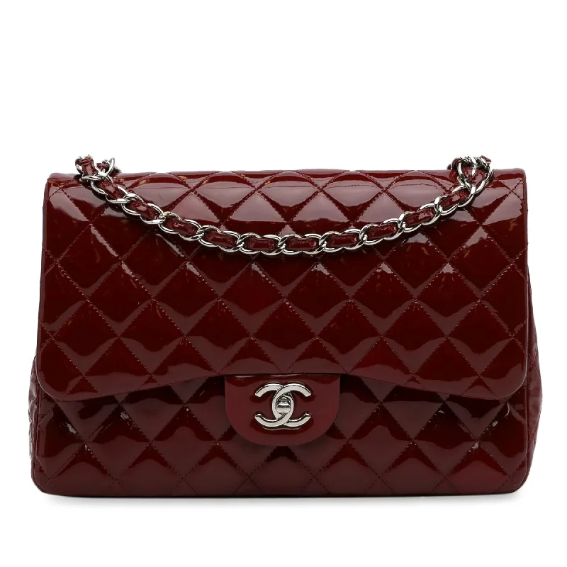 CHANEL bags with understated elegance -Chanel Jumbo Classic Patent Double Flap (SHG-xpIJe0)