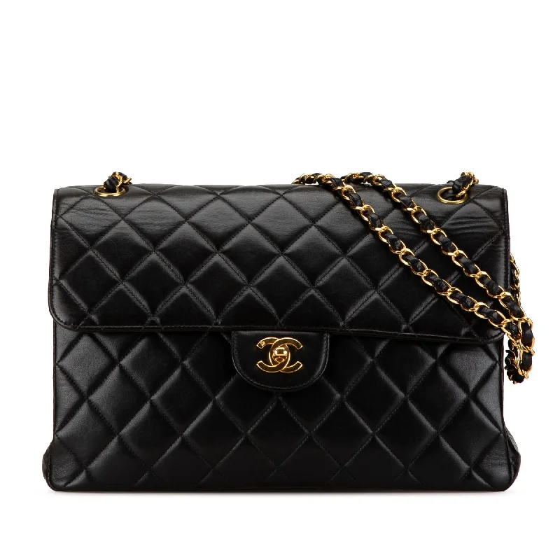 Chanel Jumbo Lambskin Double Sided Flap (SHG-DFQlNW)