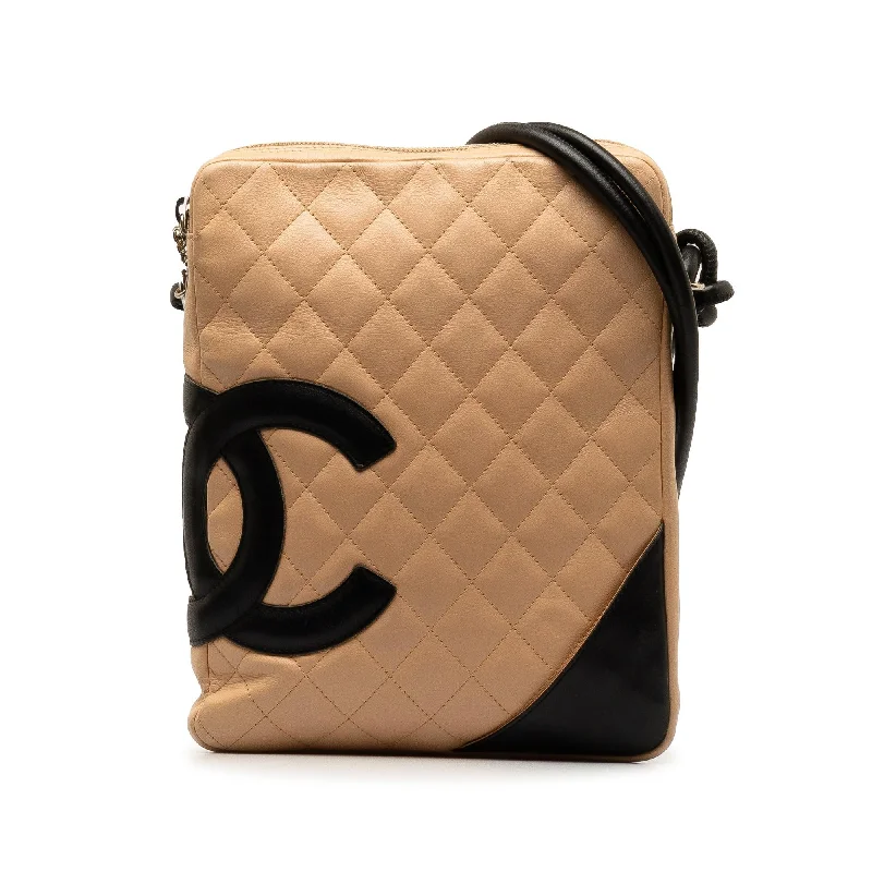 CHANEL bags for women’s fashion -Chanel Lambskin Cambon Ligne Crossbody (SHG-21mvXM)