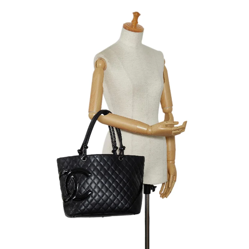 CHANEL bags in soft leather -Chanel Large Cambon Ligne Tote (SHG-eVxxKu)