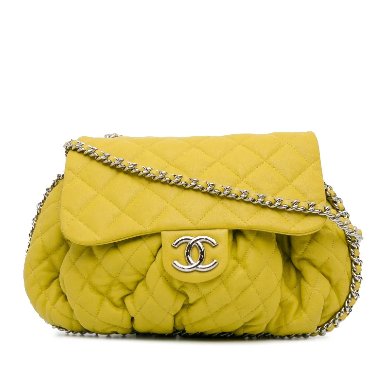 Chanel Large Lambskin Chain Around Flap (SHG-XF6XZl)