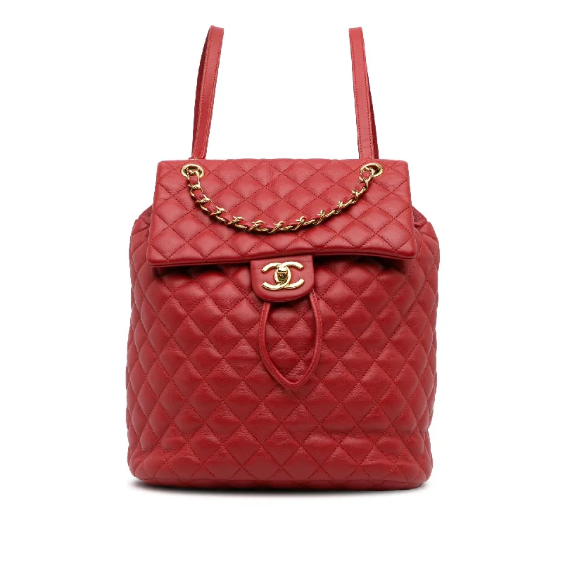 CHANEL luxury bags for fashion enthusiasts -Chanel Large Urban Spirit Backpack (SHG-nE0Uvz)