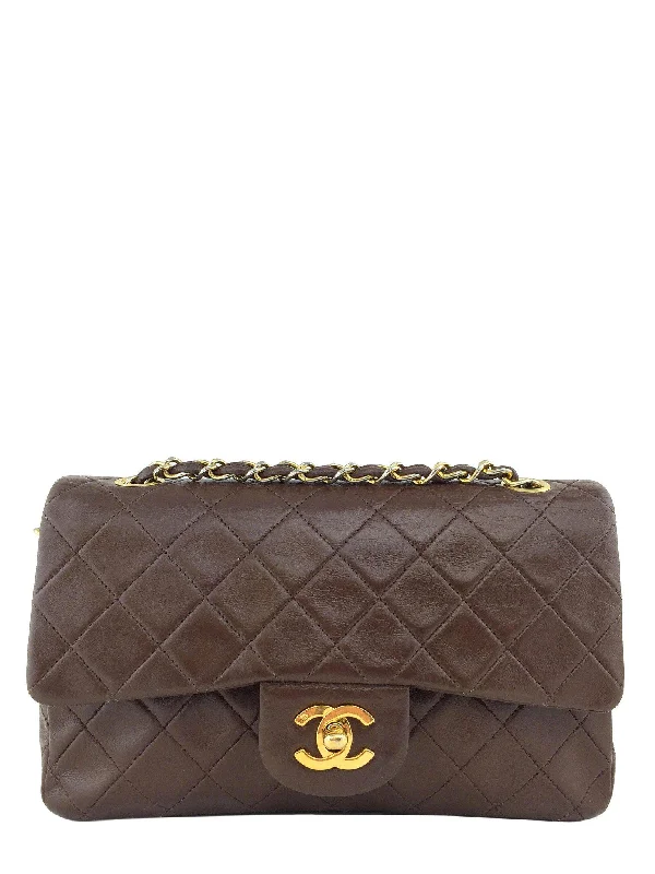 CHANEL bags with premium quilting -Chanel Quilted Lambskin Small Classic Double Flap Bag