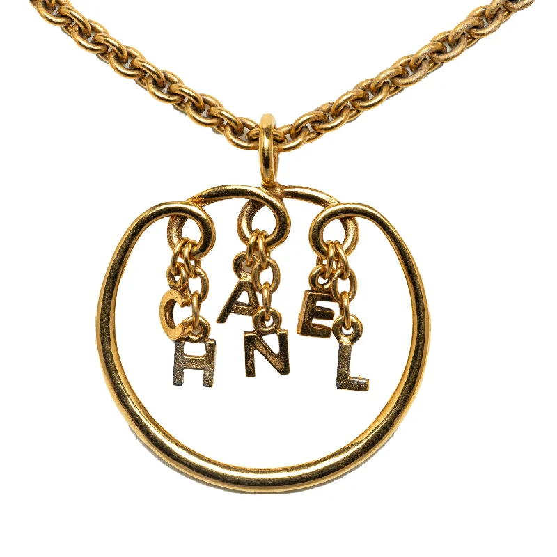 Buy CHANEL charm bracelets -Chanel Letter Chain Pendant Necklace (SHG-sOgifX)