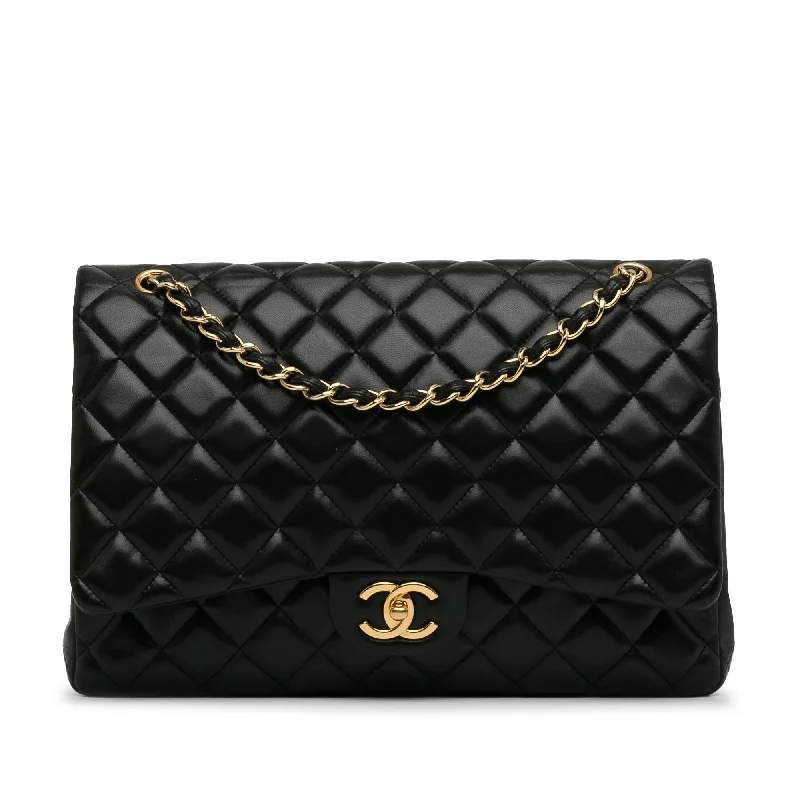 Trendy CHANEL handbags for women -Chanel Maxi Classic Lambskin Double Flap (SHG-UilY6L)