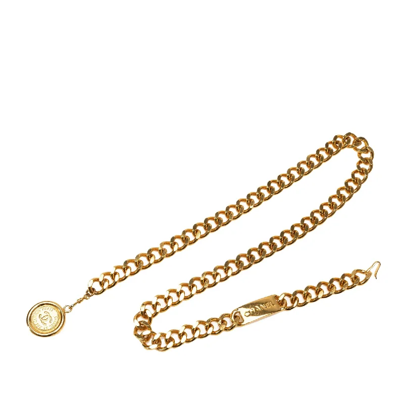 Chanel Medallion Chain-Link Belt - 36 / 92 (SHG-7gk2sc)