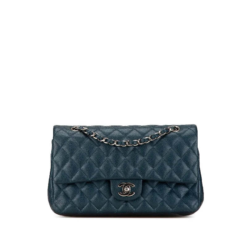 CHANEL Boy bag collection -Chanel Medium Classic Caviar Double Flap (SHG-GyoJMX)