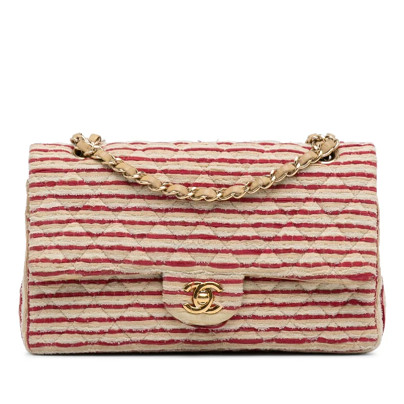 CHANEL bag with timeless design -Chanel Medium Classic Jersey Coco Sailor Double Flap (SHG-wASSKk)