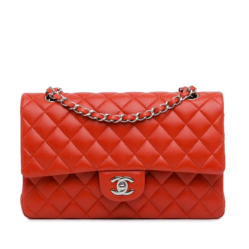 New CHANEL bag designs for 2025 -Chanel Medium Classic Lambskin Double Flap (SHG-I8lOJi)