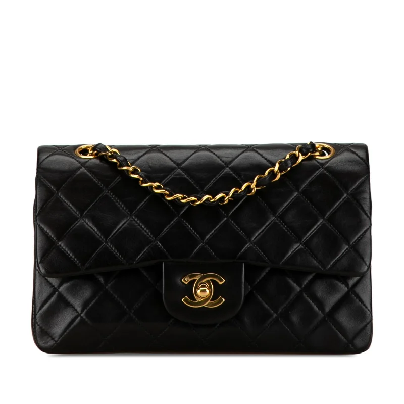 CHANEL bags with timeless appeal -Chanel Medium Classic Lambskin Double Flap (SHG-JJIzds)