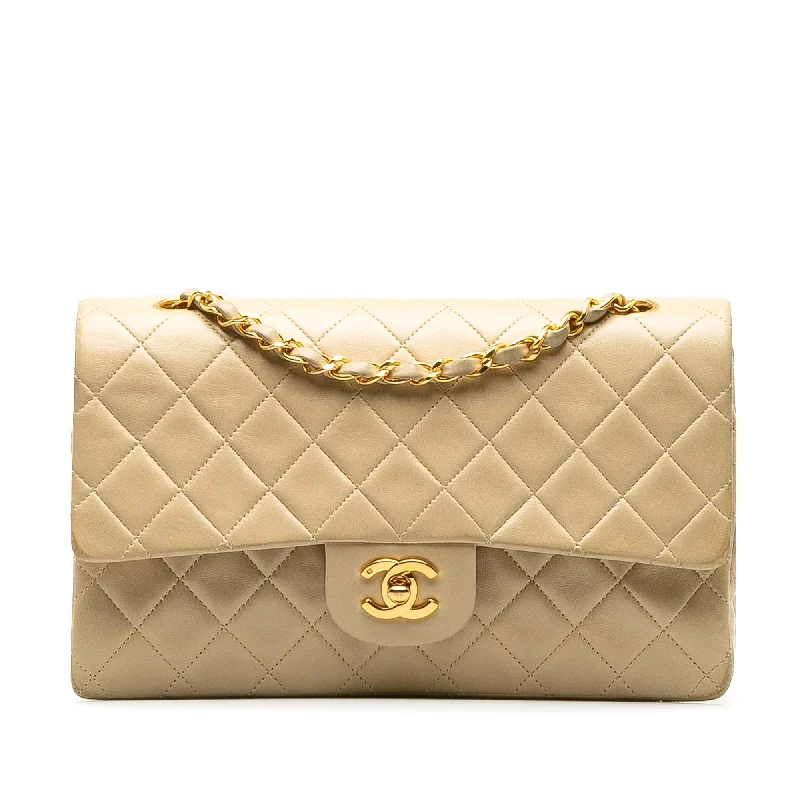 CHANEL bags for everyday elegance -Chanel Medium Classic Lambskin Double Flap (SHG-Kr2lcw)