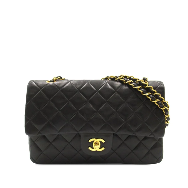 Popular CHANEL bags in different styles -Chanel Medium Classic Lambskin Double Flap (SHG-tJEubT)