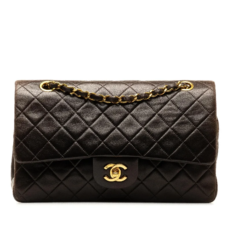 Exclusive CHANEL bags for stylish women -Chanel Medium Classic Lambskin Double Flap (SHG-xchk0A)