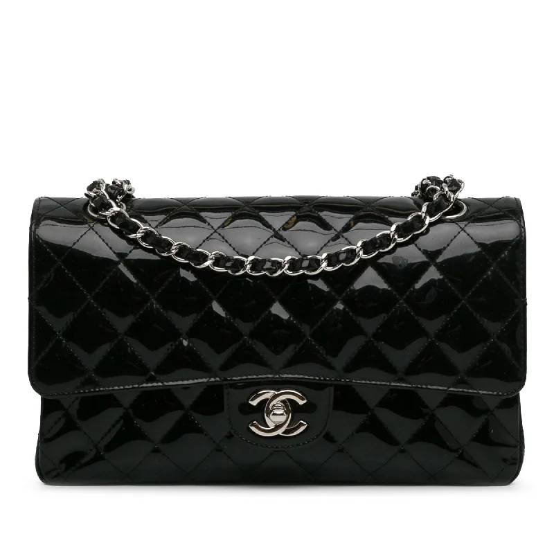 CHANEL bags for chic women -Chanel Medium Classic Patent Double Flap (SHG-ljczdp)