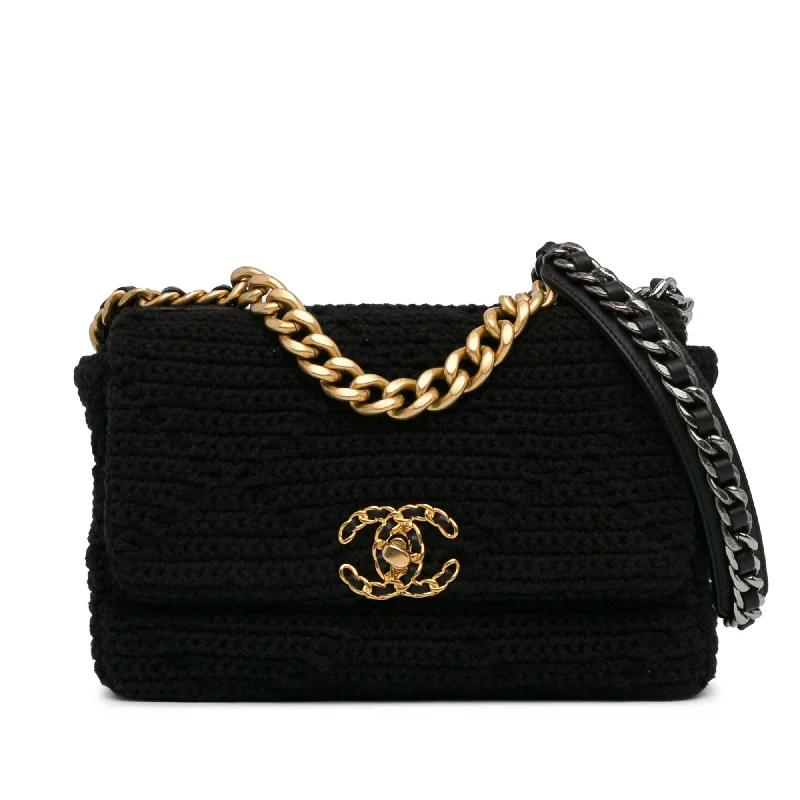 Chanel Medium Crochet 19 Flap (SHG-25L36s)