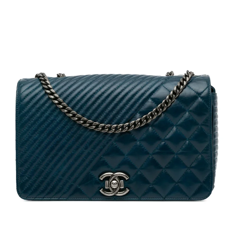 Chanel Medium Glazed Calfskin Coco Boy Flap (SHG-VShXU8)