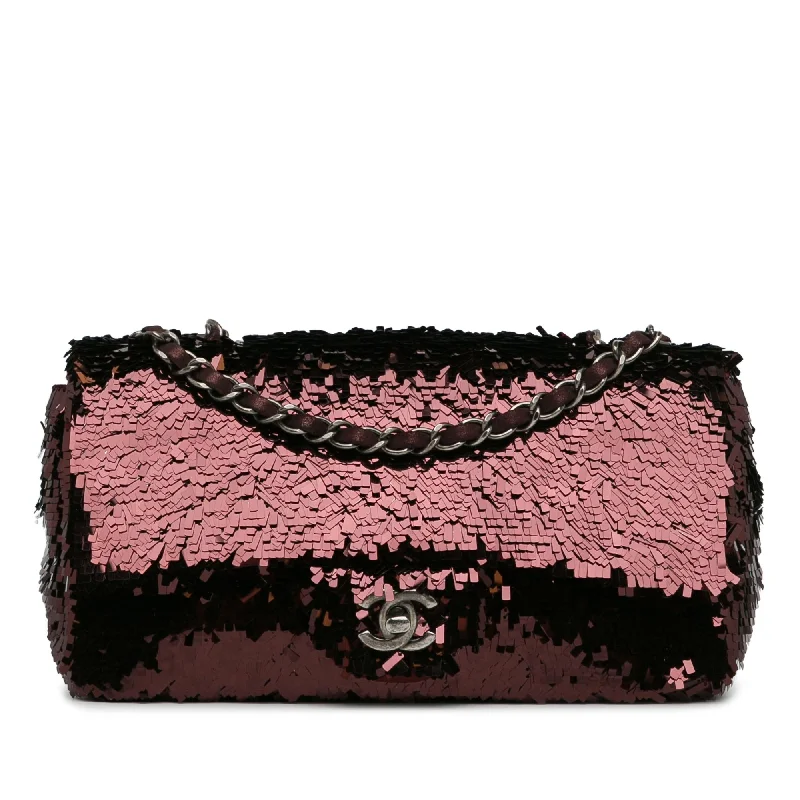 CHANEL Boy bag collection -Chanel Medium Sequins Flap Crossbody (SHG-ibBvgG)