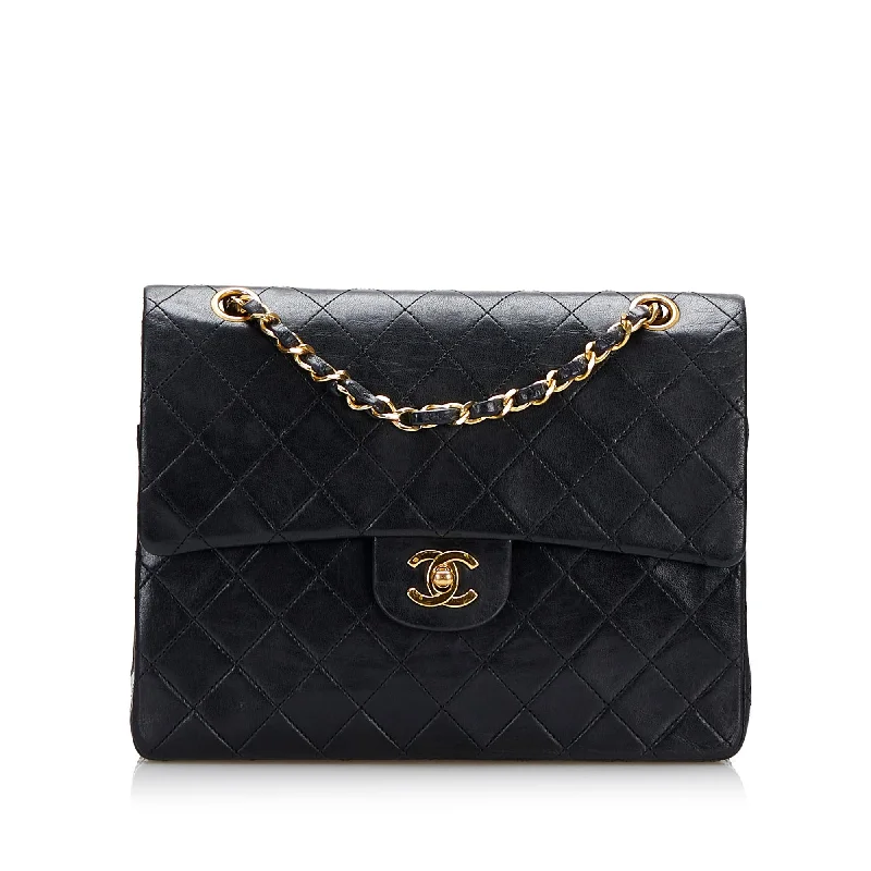 New season CHANEL bags for luxury lovers -Chanel Medium Tall Classic Lambskin Double Flap (SHG-mGpVGD)