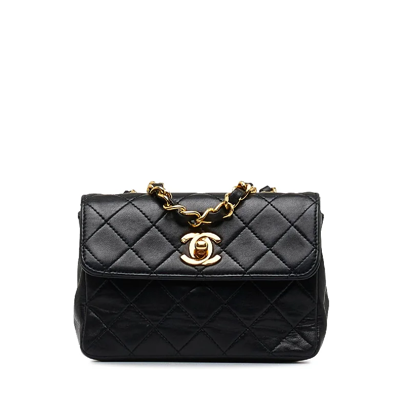 Chanel Mini CC Quilted Lambskin Flap (SHG-vKkjGB)