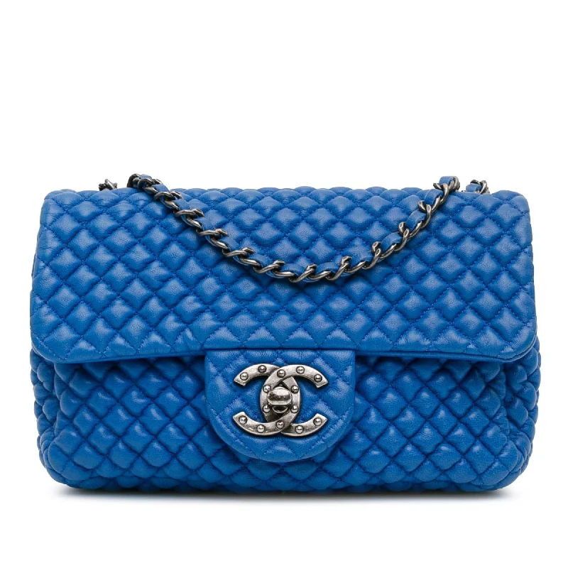 Chanel Mini Microquilted Lambskin Studded CC Flap (SHG-79zs0k)